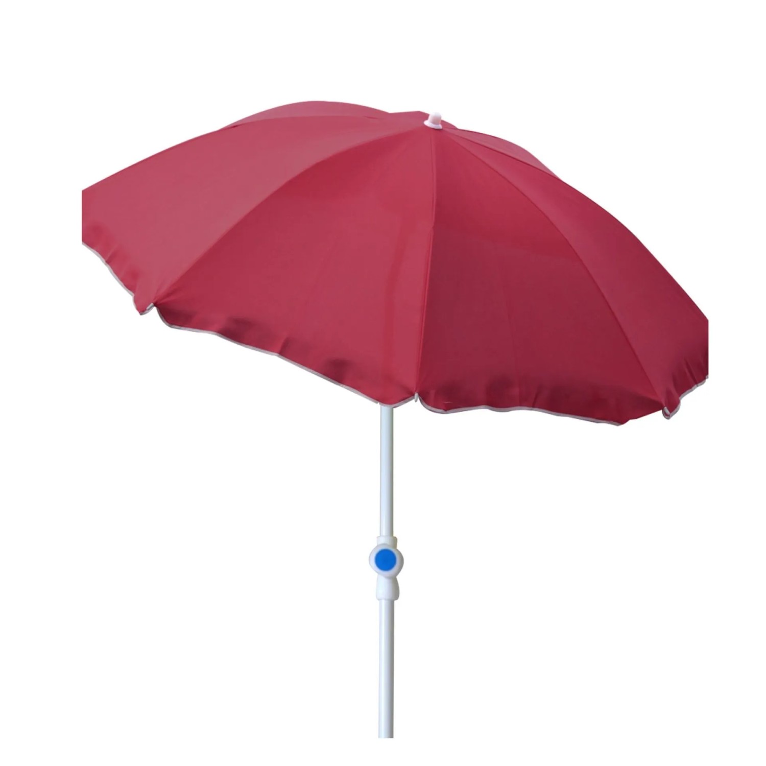 Lex Sonnenschirm Knickbar Ø 2 m Garten Balkon Strand Schirm UV30+ Burgundrot