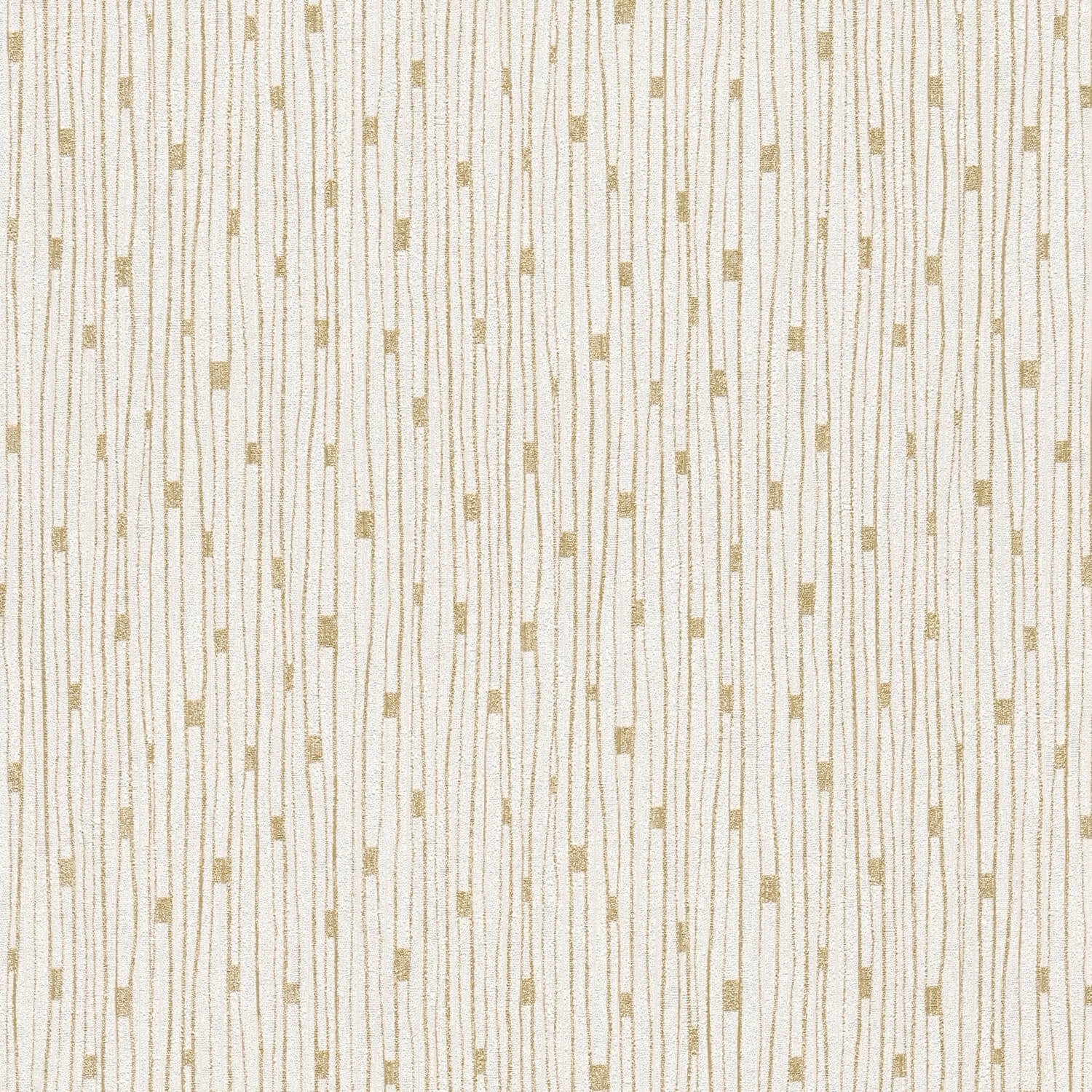 PROFHOME 388223-GU Streifen Tapete Design glitzernd Creme Gold 0,53 m x 10, günstig online kaufen