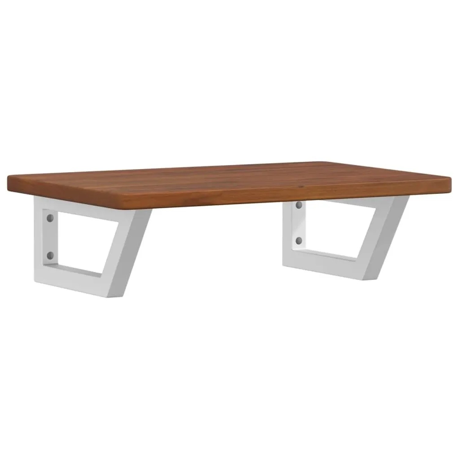 vidaXL Waschtischplatte mit Halterung Stahl und Massivholz Eiche 3302350 günstig online kaufen