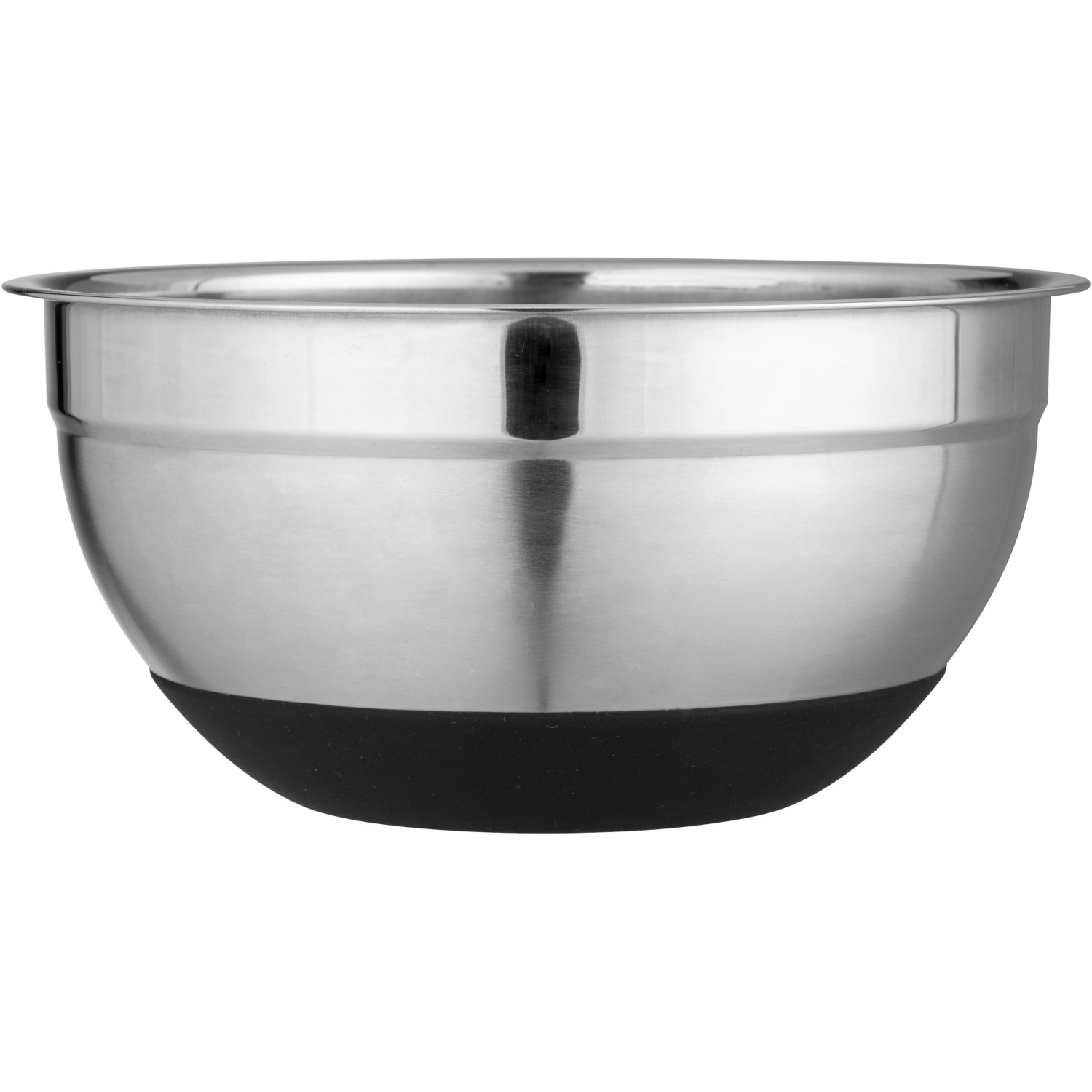 Wenko Schüssel Aru, 1,7 l, aus Edelstahl mit Anti-Rutsch Silikonboden, ideal für Grillutensilien.