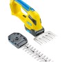 Gloria FineCut Compact Akku Gras- und Strauchschere 18V solo mit zwei Messern.