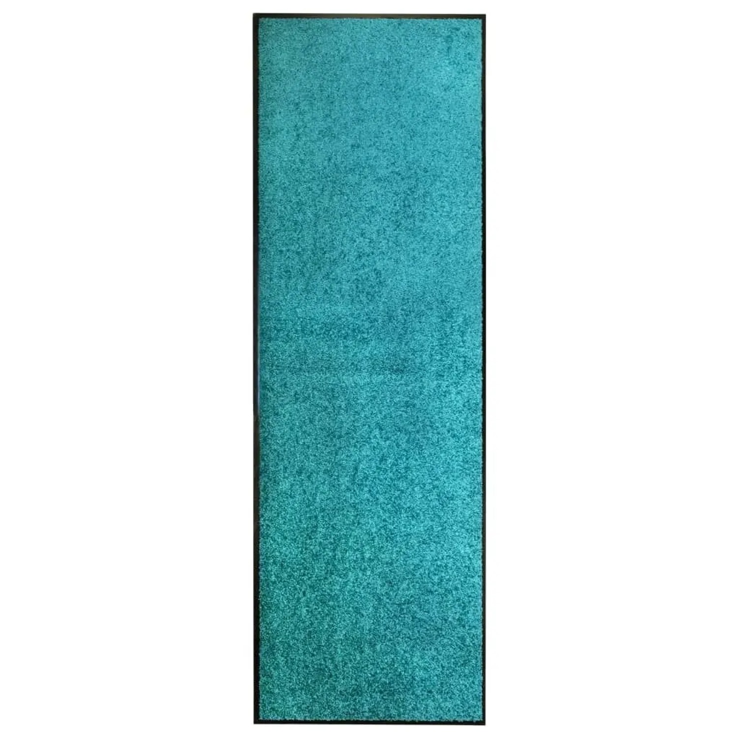 vidaXL Fußmatte Waschbar Cyan 60x180 cm 323459