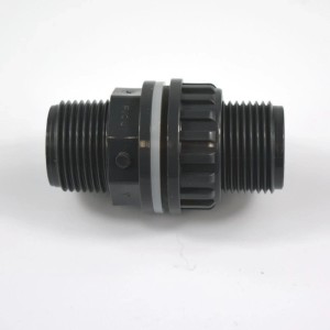 Klasebo PVC-U Durchführung 20 x 3/4 Zoll, Klebemuffe mit Außengewinde für HT-Rohre.