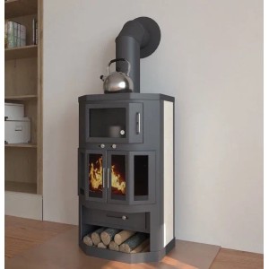 Victoria Kaminofen Taro 2F mit Backfach und 9,51 kW