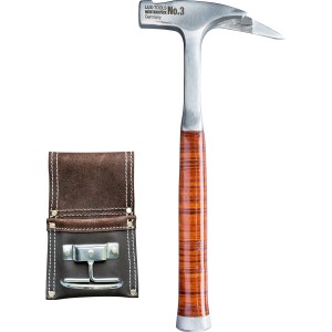 LUX Latthammer Meisterstück No. 3 (Limited Edition) mit Hammerhalter aus Leder.