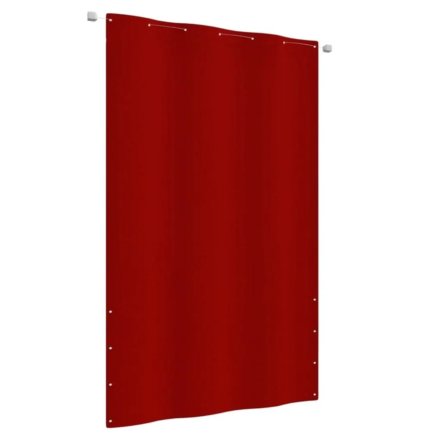 vidaXL Balkon-Sichtschutz Rot 140x240 cm Oxford-Gewebe 148546