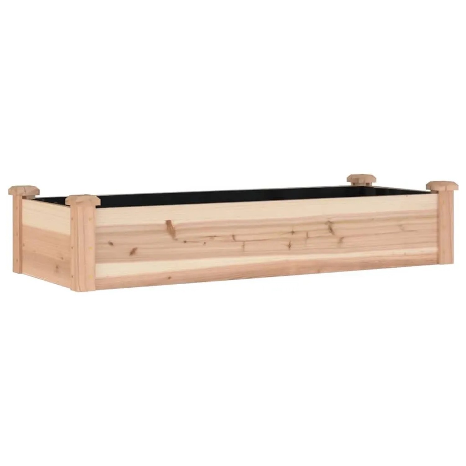 vidaXL Hochbeet mit Einsatz 120x45x25 cm Massivholz Tanne 364286