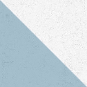 Grafische, matte Vliestapete PROFHOME 321411-GU in Weiß, überstreichbar.