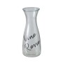 Transparente Boltze Karaffe Cucina mit "Vino Rosso" Schriftzug, 1000ml. Geschirr für stilvolles Servieren.