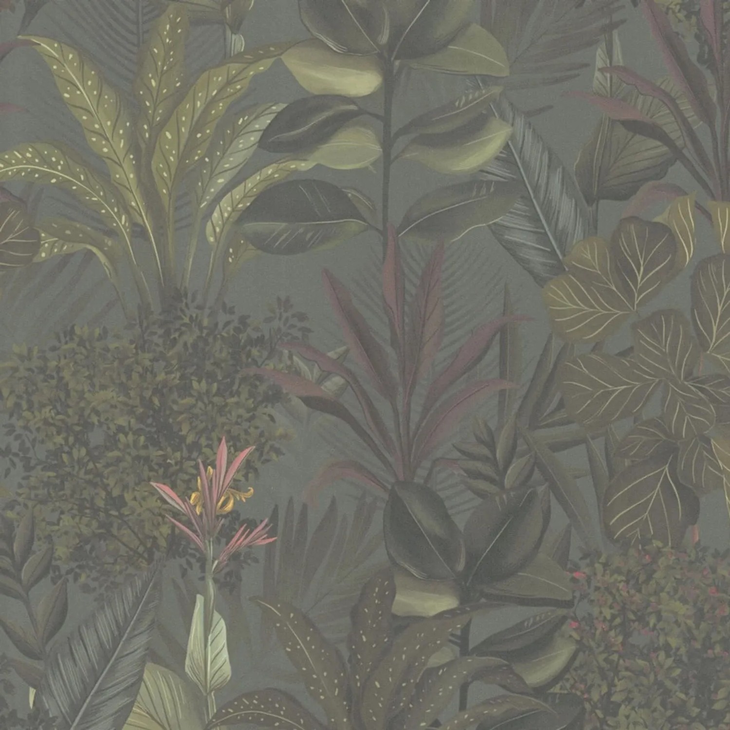 Tadessi Tapete Floral M1-No.4516 Vliestapete in Rot