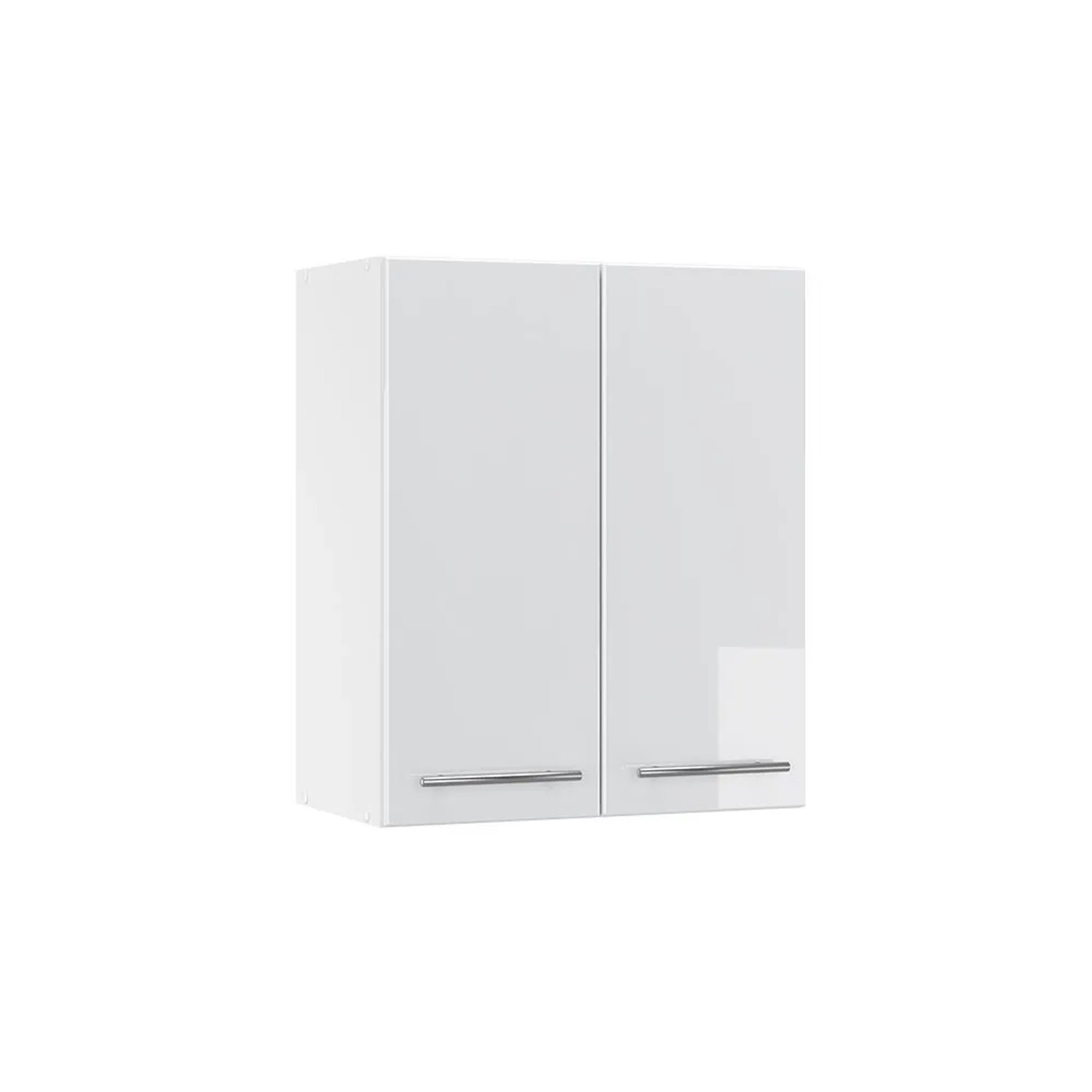 Vicco Hängeschrank Fame-Line Hängender Küchenschrank Weiß Hochglanz Weiß 60 cm