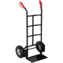 Tectake Sackkarre Mit Stahlrahmen Luftbereifung 55 x 44 x 119 cm Schwarz