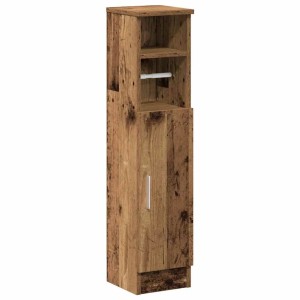 vidaXL Badezimmerschrank mit Rollenhalter Altholz-Optik 20,5x22x90 cm 858504