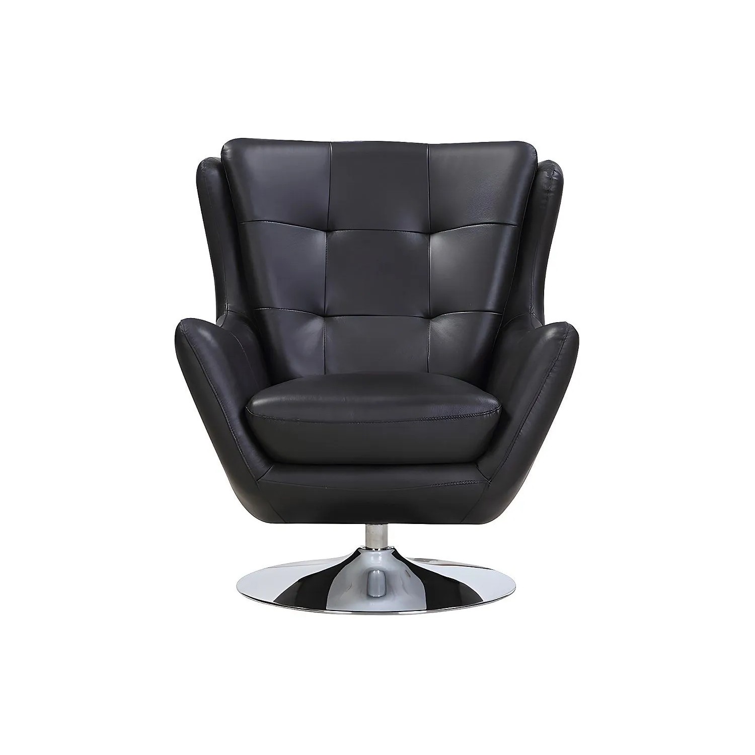 Vente-unique Sessel Mit Gerader Rückenlehne Anaba Schwarz 81 cm