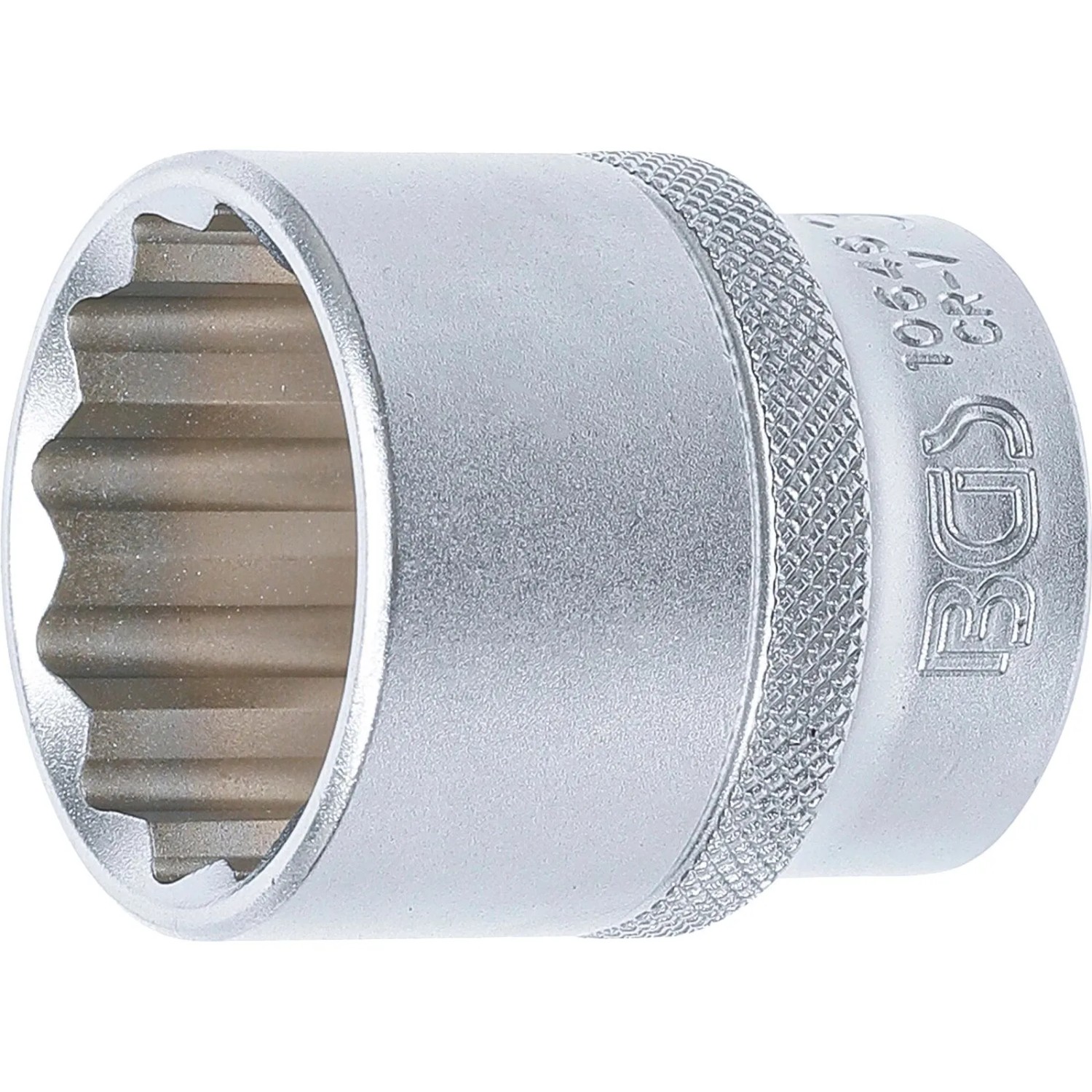BGS Steckschlüssel Einsatz Zwölfkant Antrieb Innenvierkant 12 5 Mm  1 2 Zoll  SW 30 Mm 10646