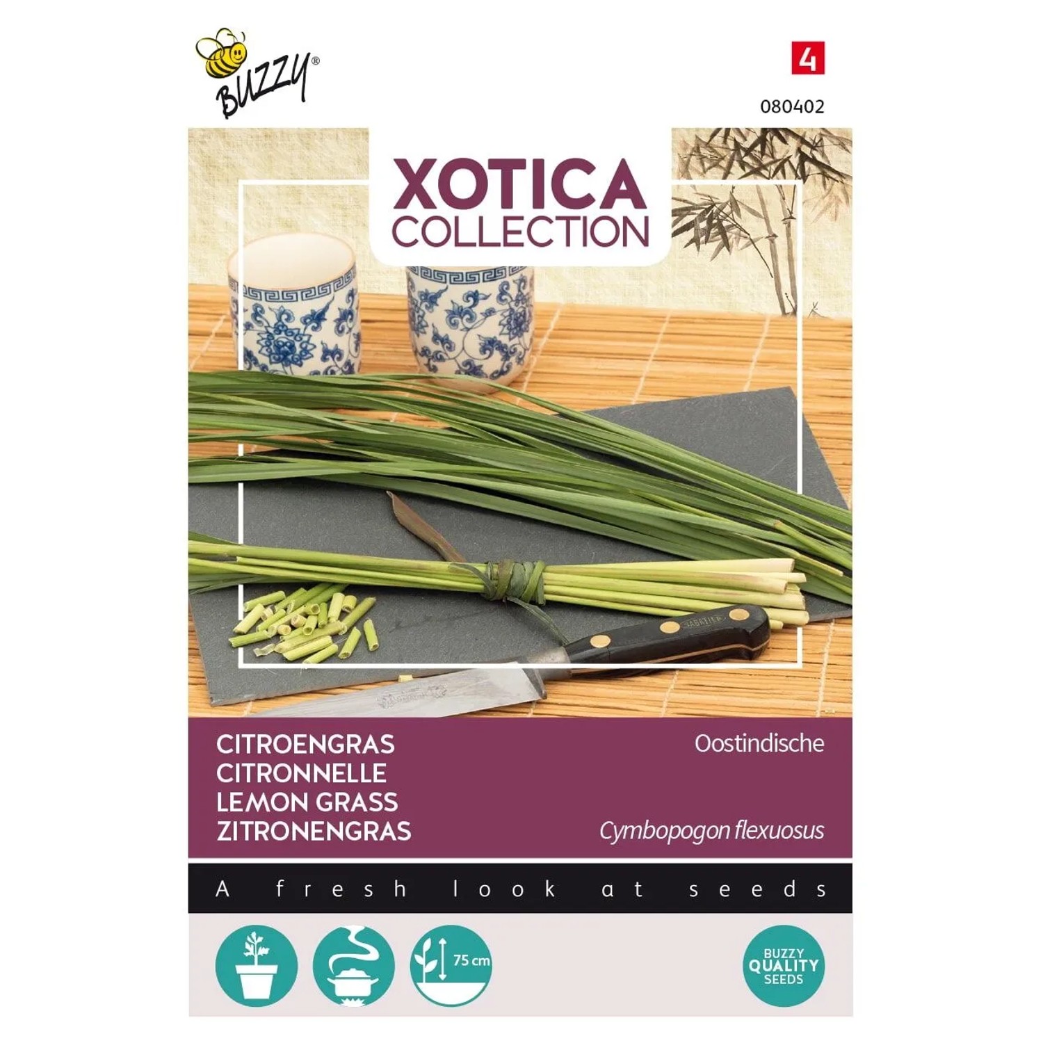 Buzzy Xotica Zitronengrass SamenCa. 0,2 gr
