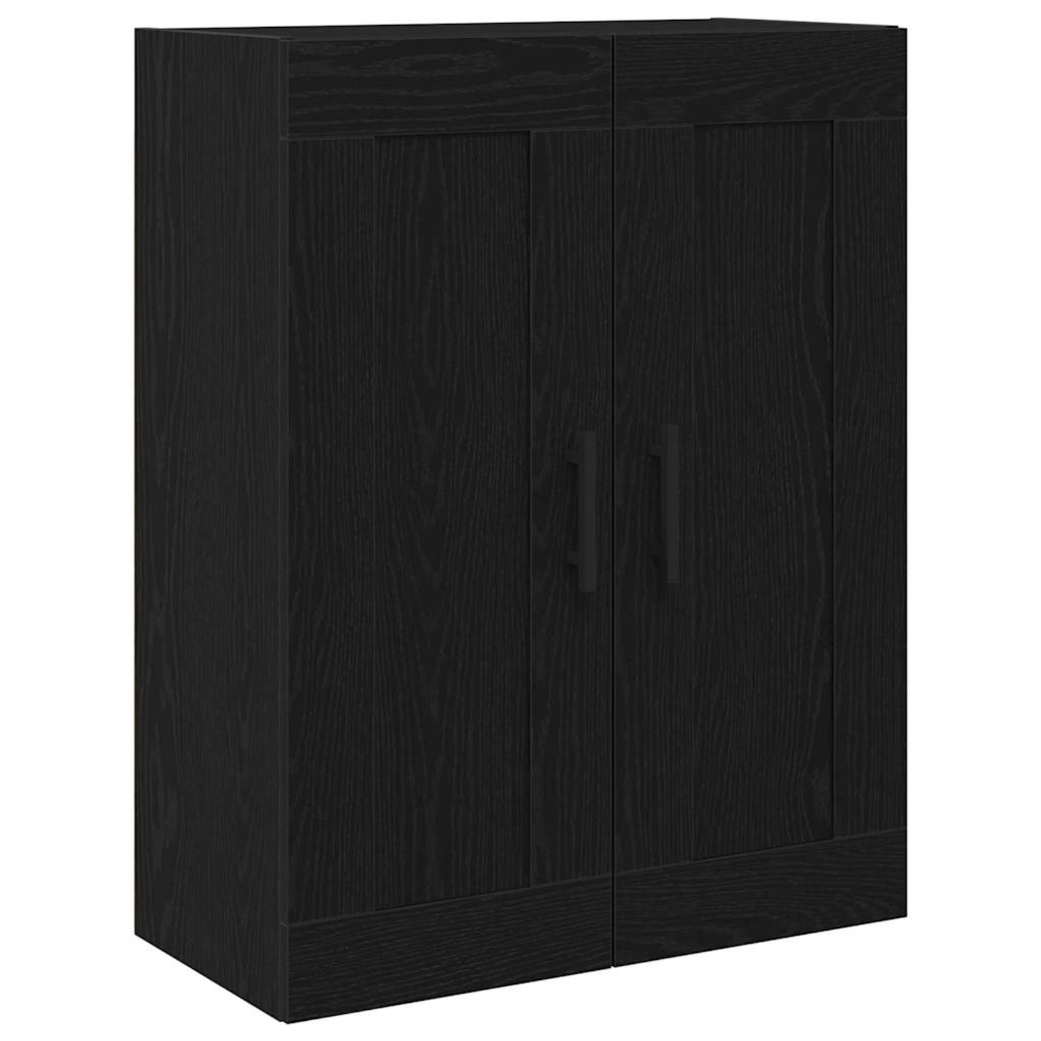 vidaXL Wandmontierter Schrank Schwarz Eichen-Optik 69,5 x 34 x 90 cm 862952 günstig online kaufen