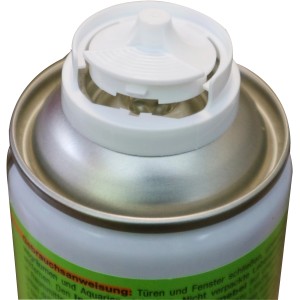 Detailaufnahme: Insect Out Ungeziefernebel 400ml mit Sprühkopf. Mittel gegen Ungeziefer.