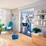 Leifheit Clean Twist Disc Mop Ergo Set mit Eimer und Wischmop im Einsatz.