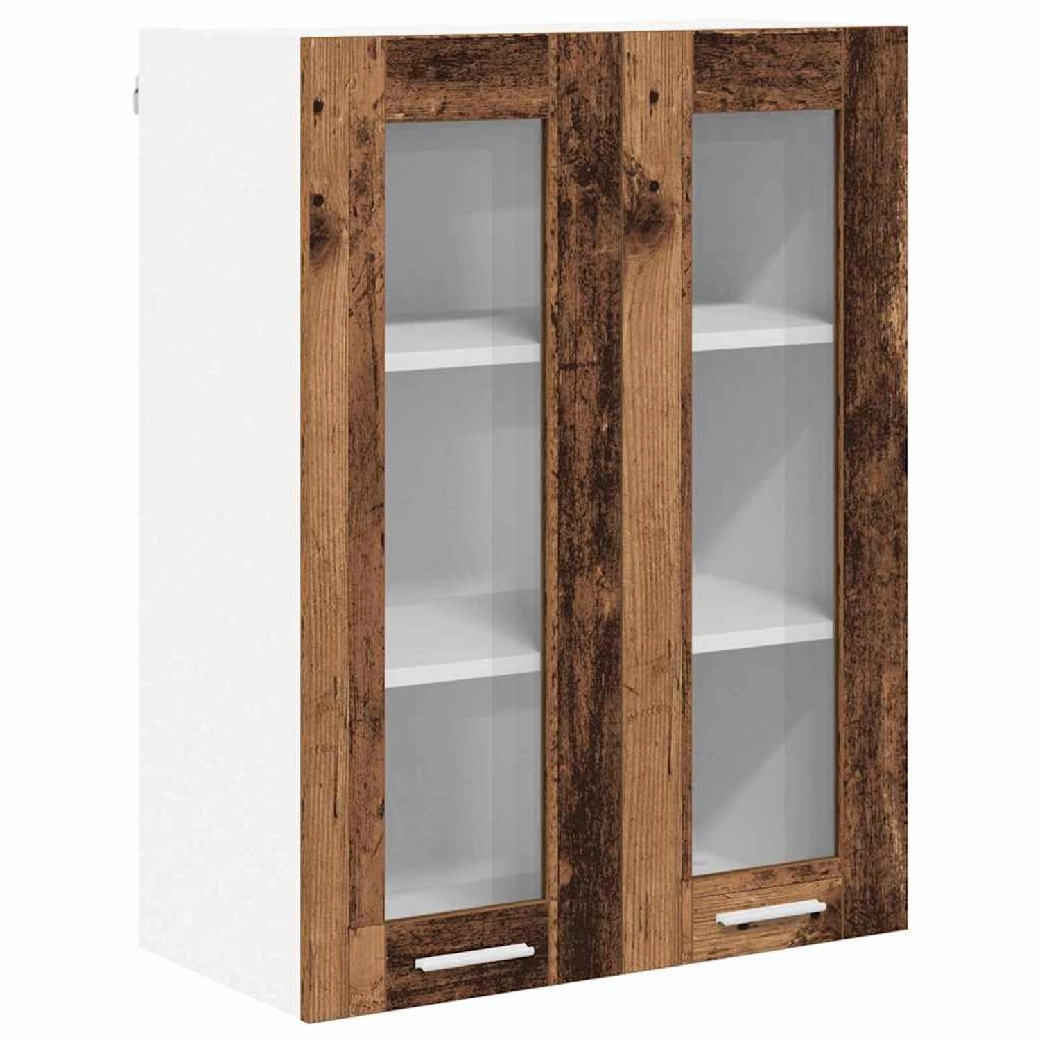 vidaXL Hängeschrank mit Tür Riga Altholz 60 x 31 x 80 cm Holzwerkstoff 884320