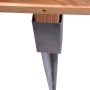 Detailaufnahme Erdspieß der Dobar Rankhilfe Blattform 160 cm.