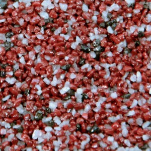 Terralith Buntsteinputz Mosaikputz 2mm 14 kg BSP50 Weiss Rot Schwarz