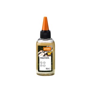 Stihl Multioil Bio 50 ml Flasche, Multifunktionsöl für Gartengeräte und Werkzeuge.
