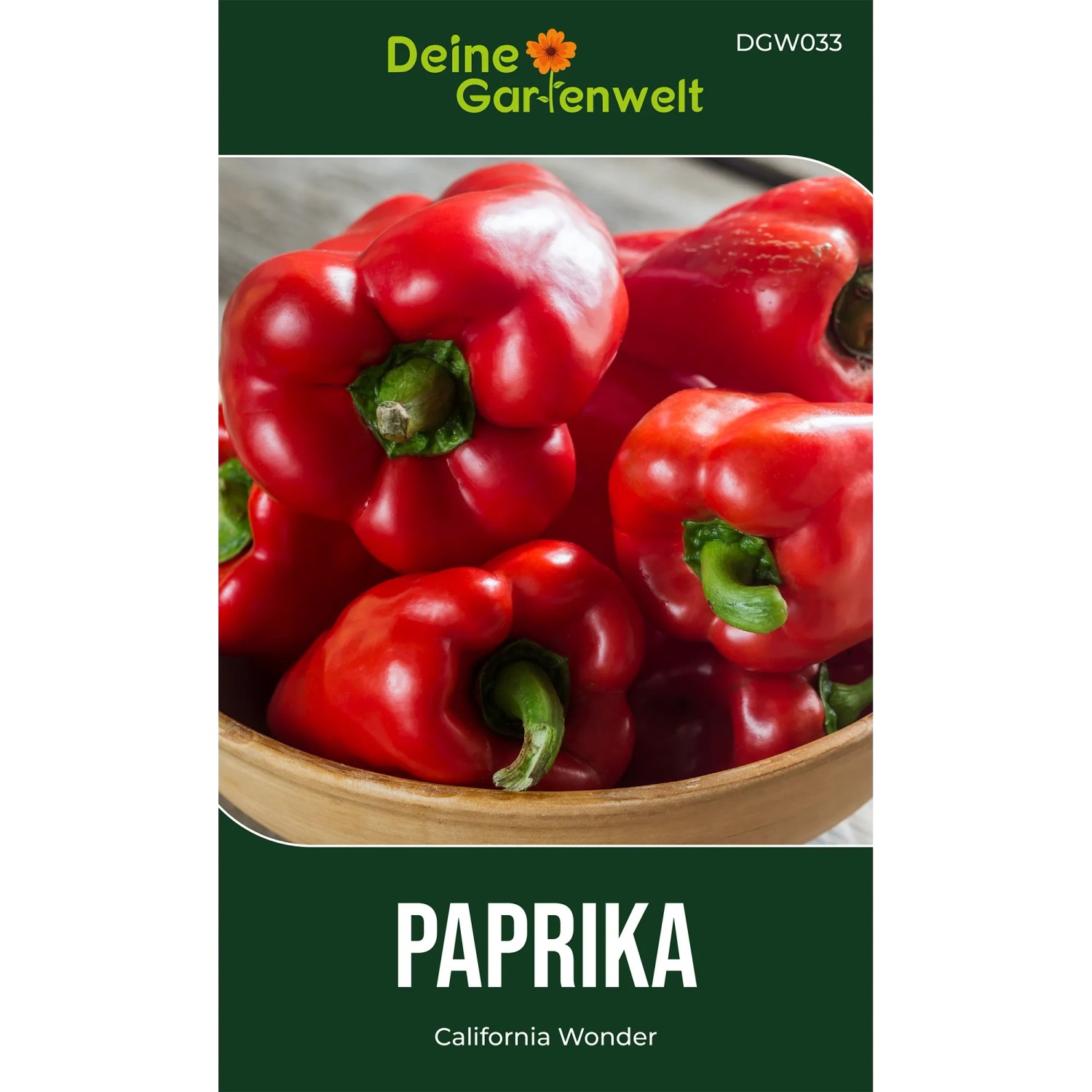 Deine Gartenwelt Paprika California Wonder Samen