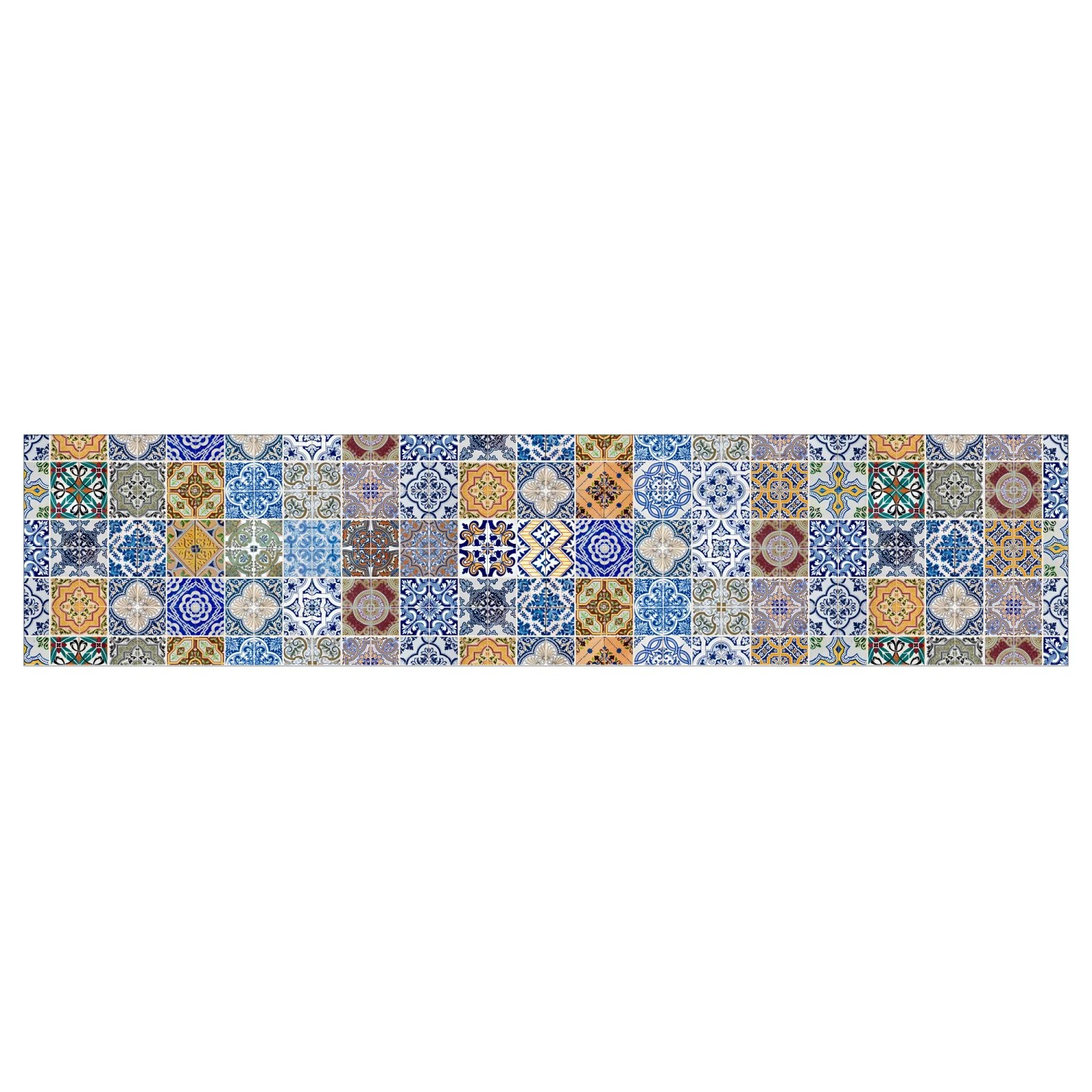 MySpotti Küchenrückwand Profix Cucina Pablo Fliese 270 x 60 cm Bunt Pastell