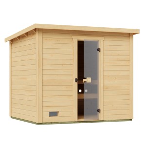 Weka Saunahaus Kaapi 4 Kompakt-Ofen Natur