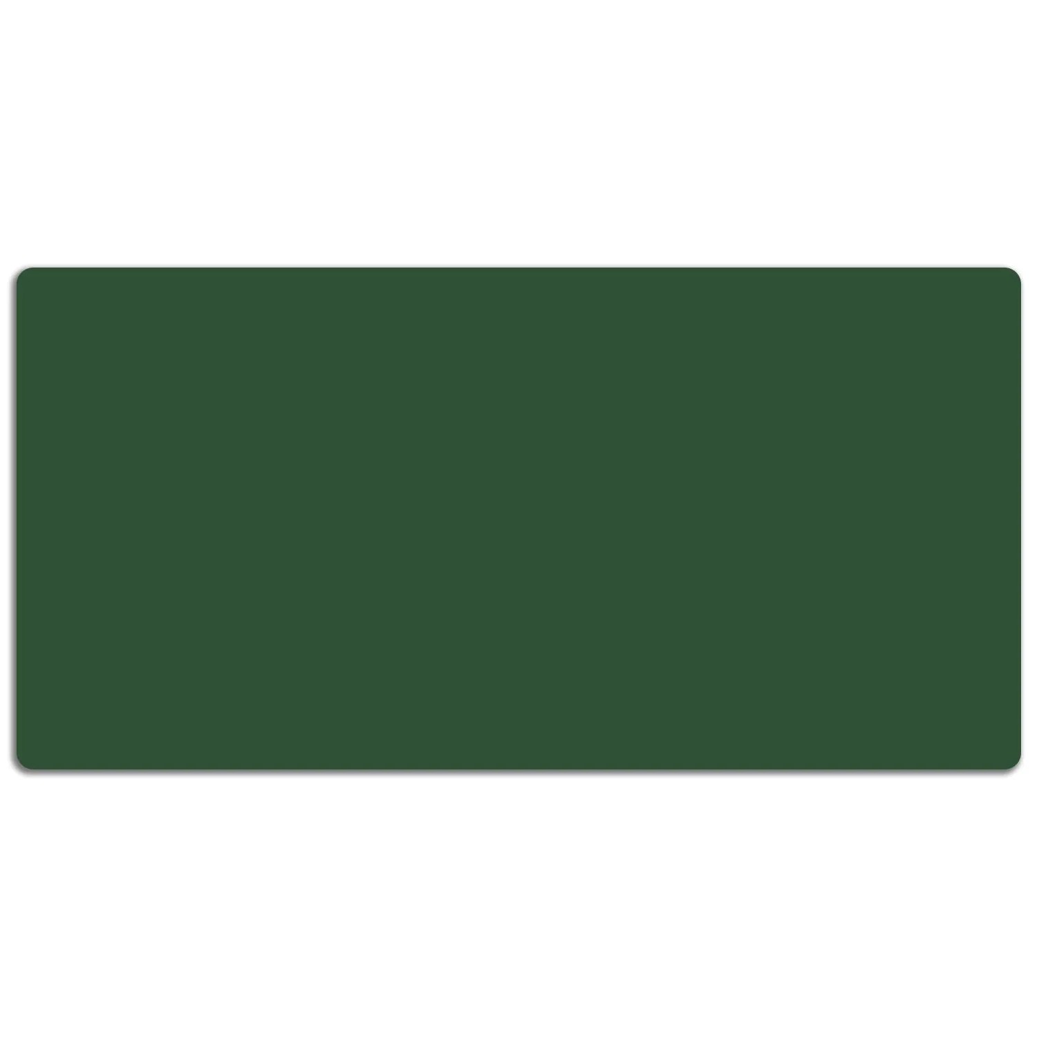 Tulup Schreibtischunterlage Einfarbig Dunkelgrün PVC Schreibtischmatte 90x4 günstig online kaufen