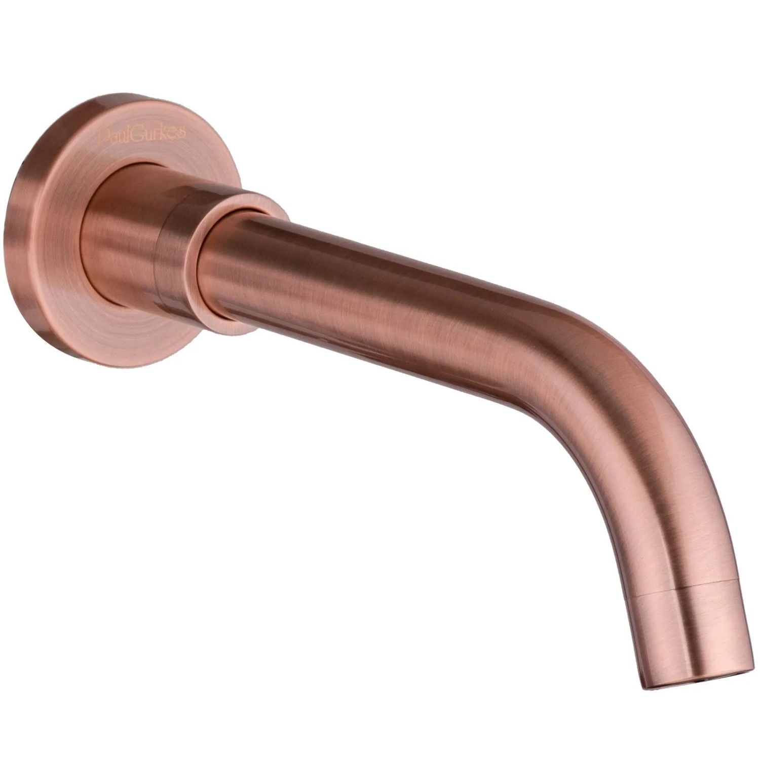PaulGurkes Kupfer Wasserauslauf Unterputz Waschtisch Einlass Rote Bronze 21cm
