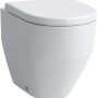Weißes Laufen Stand-WC Pro ohne Spülkasten und WC-Sitz, Abgang variabel.