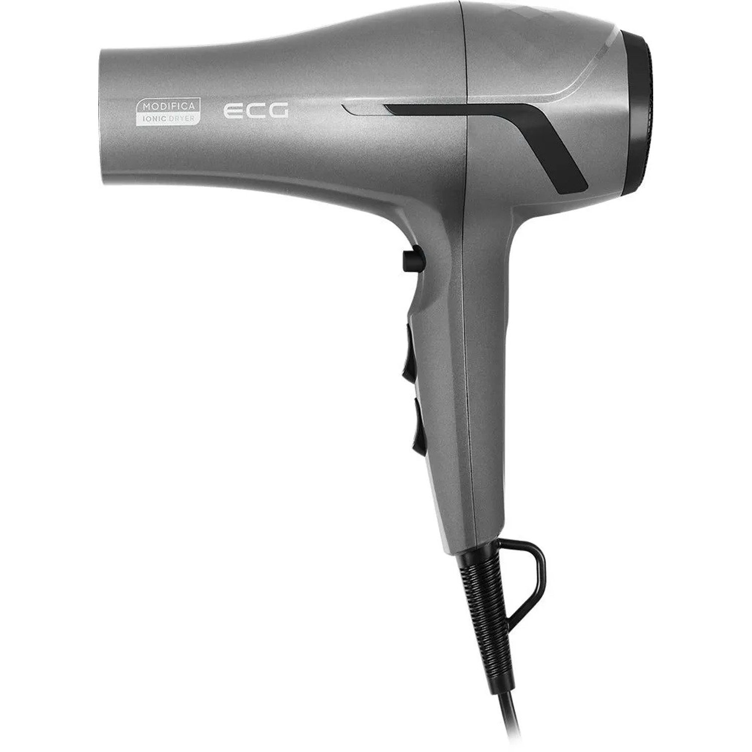 ECG Haartrockner Modifica Grigio Grande 2200 W Ionisator
