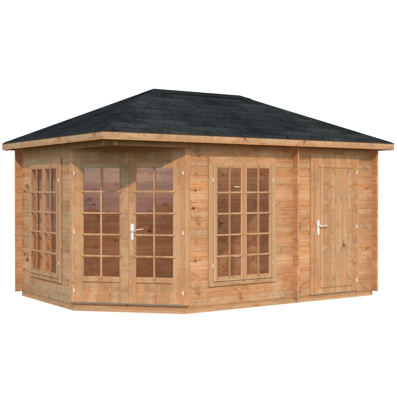 Palmako Gartenhaus "Pavillon Melanie", hellbraun günstig online kaufen