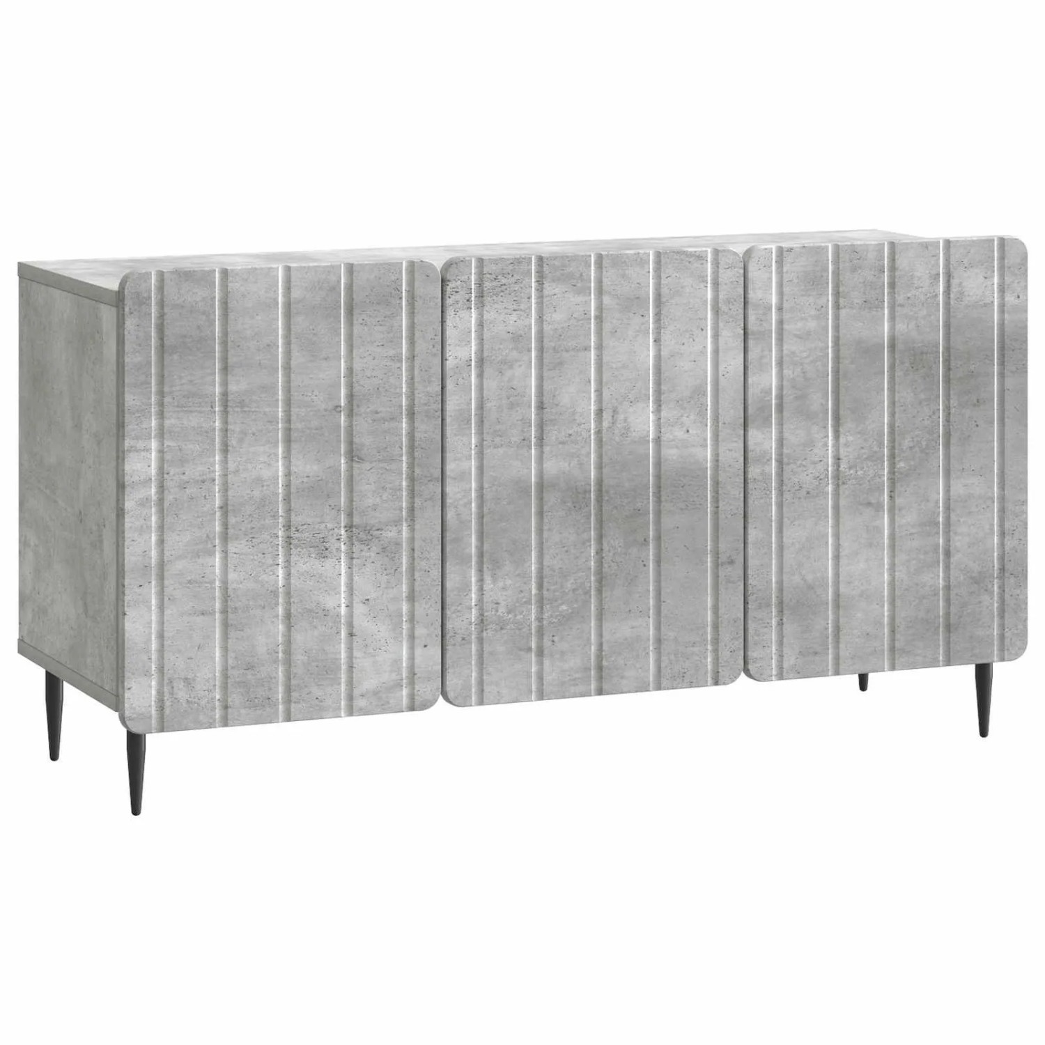 vidaXL TV-Schränk Betongrau 99 x 34,5 x 52 cm Holzwerkstoff 894488