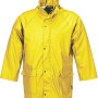 Gelbe Terraflex Regenjacke in Größe 4XL, wind- und wasserdicht, ideal für Arbeitskleidung.