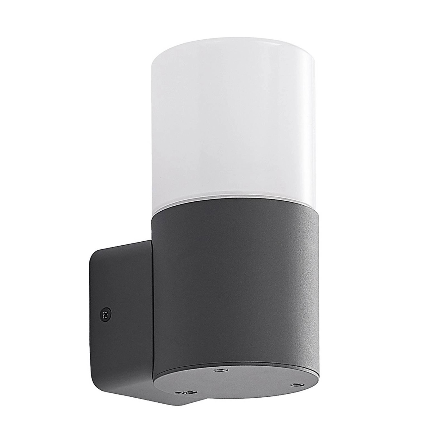 Lindby Wandleuchte Außen Tabyn 9926010 Spritzwassergeschützt Modern in Schwarz aus Aluminium 1-flammig E27