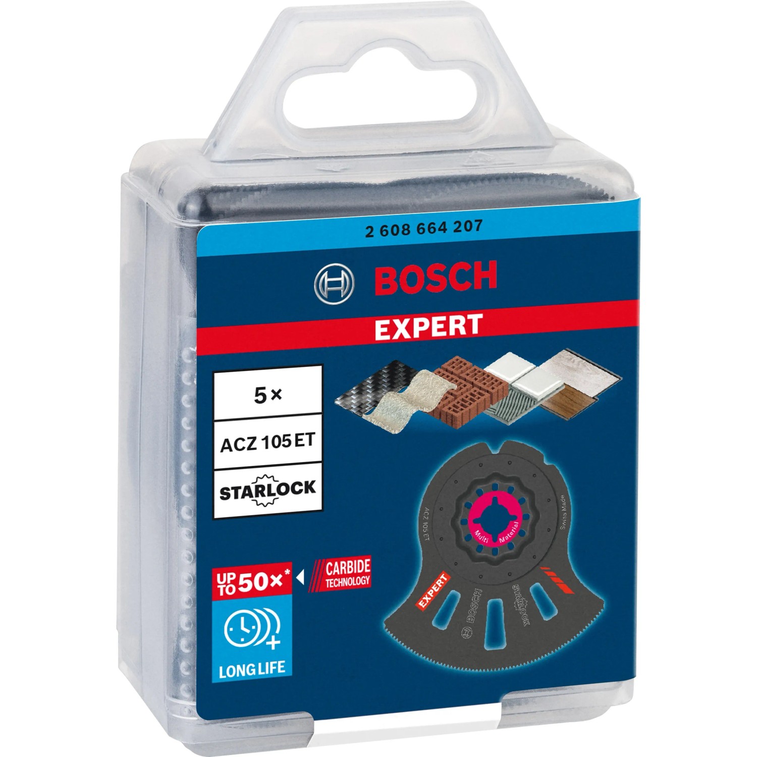 BOSCH Segmentsägeblatt AOI 85 EB – Bi-Metall-TiN, 85 Mm, Für Multi-Cutter, Multi Material