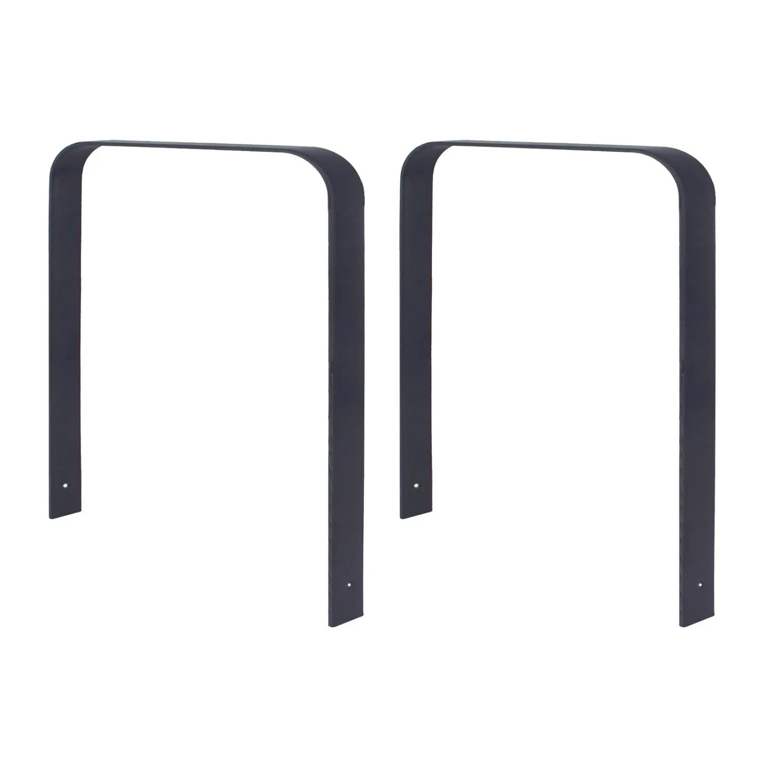 TRUTZHOLM 2x Fahrradanlehnbügel 115 x 76 cm Flachstahl 12 mm Pulverbeschichtet Typ U