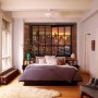 Fototapete Brooklyn Bridge (368x254cm) im Schlafzimmer, New York Skyline bei Sonnenuntergang.