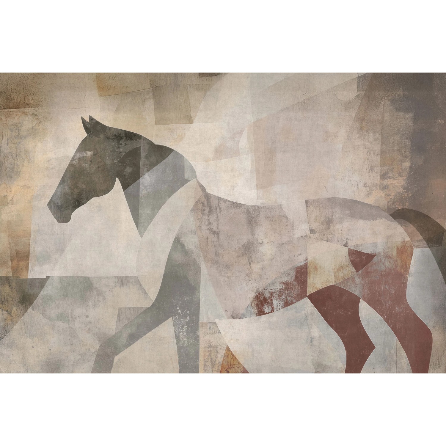 Erismann Vliestapete Art Edition 2 Caballo 4 m x 2,7 m Braun