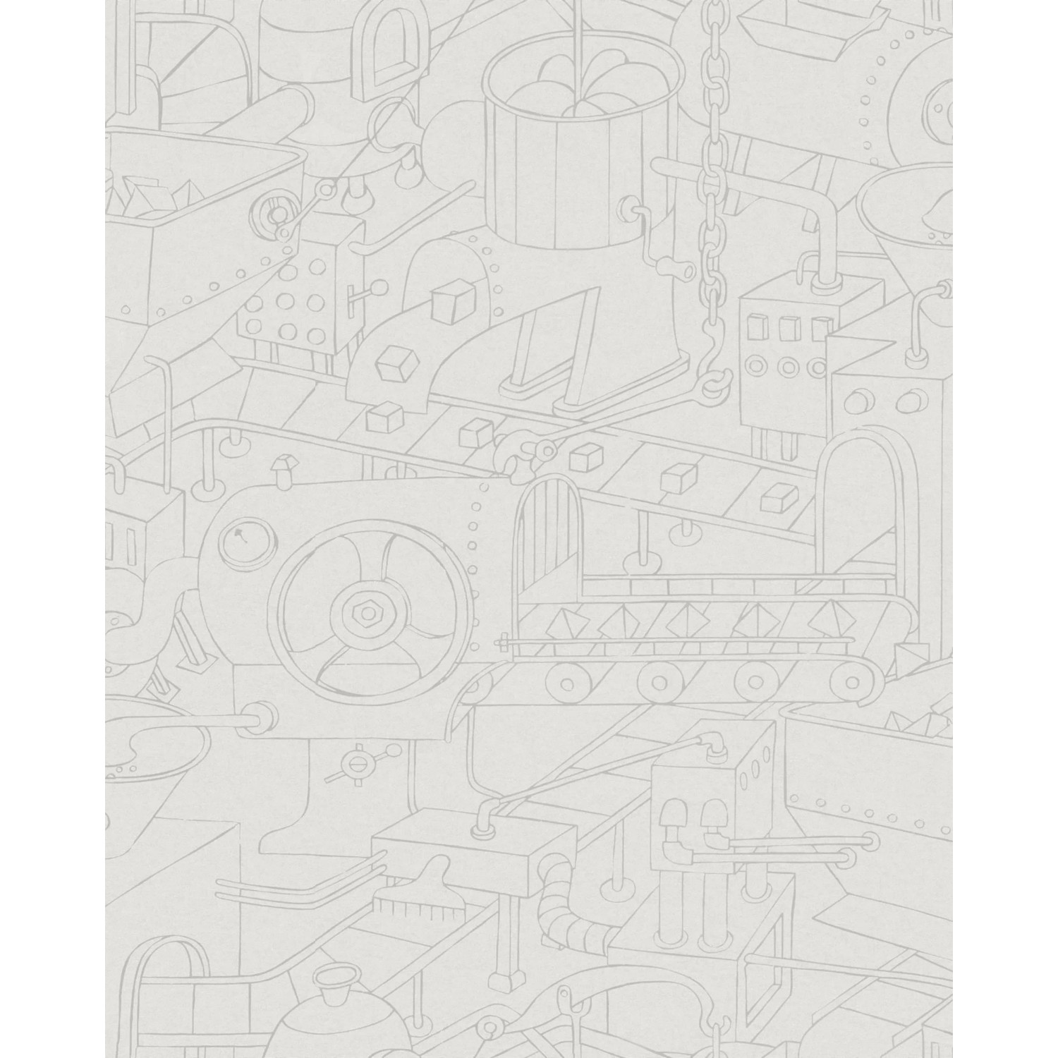 Komar Vliestapete Doodle Factory 200 cm x 250 cm