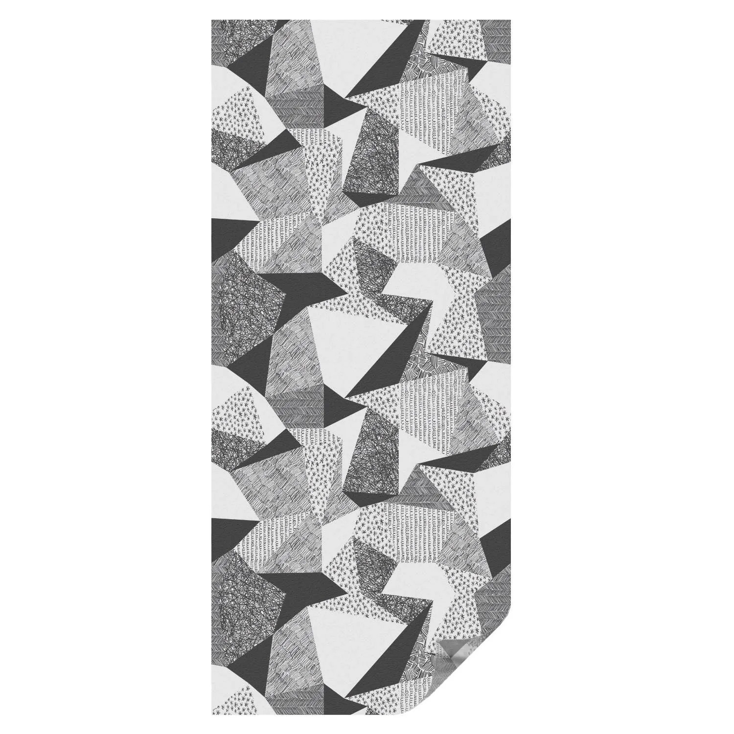 Tulup Buntglasfolie Geometrische Figuren Buntglas Fensterfolie 50x116 cm Sc günstig online kaufen