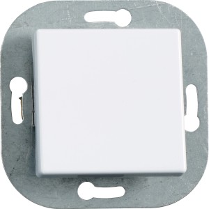 Einbauschalter Debora, 1-fach, weiß, für die Unterputz-Montage.
