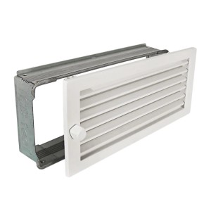 Häusler Warmluftgitter WG 3515 W Lüftungsgitter Weiss 350 x 150mm Abluftgitter