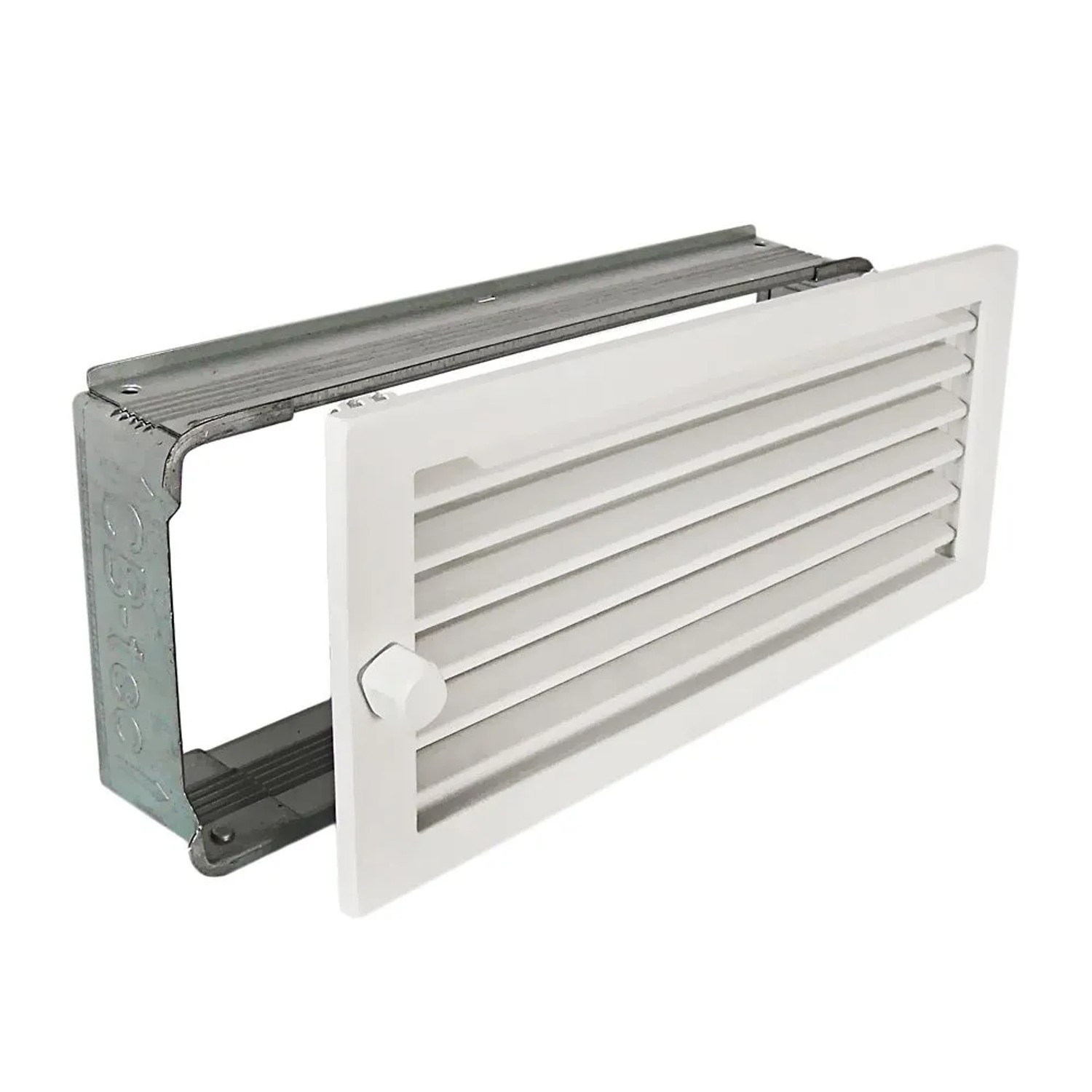 Häusler Warmluftgitter WG 3515 W Lüftungsgitter Weiss 350 x 150mm Abluftgitter