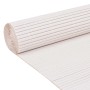 Gerollter weißer PVC Gartenzaun, 90x300 cm, als Sichtschutz. Flexibler Zaun für Garten und Balkon.