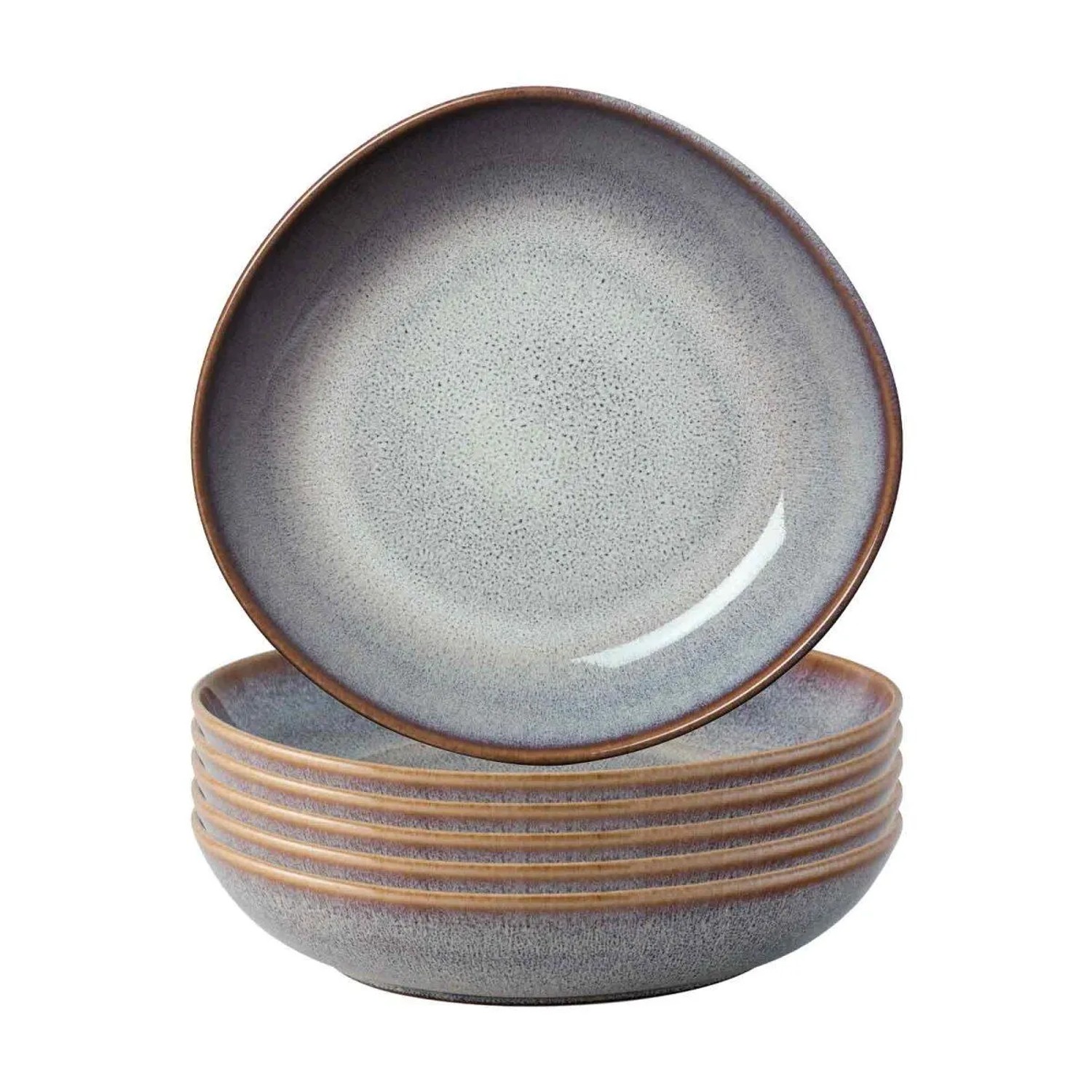 like. by Villeroy & Boch Lave Schalen Flach 21 cm 6er Set Beige