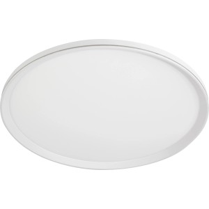 Weiße LED Deckenleuchte mit 24W Lichtleiste, neutralweißes Licht für Wohnräume.